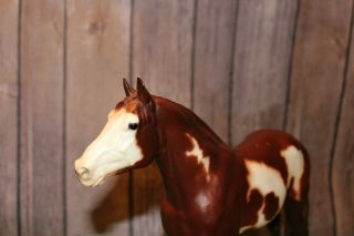 Vintage Breyer Horse Traditional Brown & White Paint Horse 9x11 