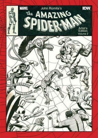 John Romita’s The Spider - Man: Artist’s Edition Volume 2 Hc Idw Nib 2013