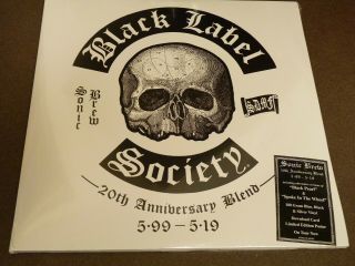 Black Label Society Sonic Brew 20th Anniversary Blend 5.  99 - 5.  19 2lp Color Vinyl