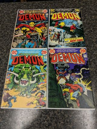 The Demon 1,  Dc Comics,  Kirby,  Sept.  1972,  1,  2,  3,  5,  6,  7,  8,  10,  13,  14,  15,  16