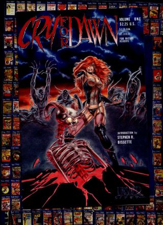 Cry For Dawn 1 (1990) Cfd Comic 1st Print Joseph Linsner 8.  0 Plus Bonus