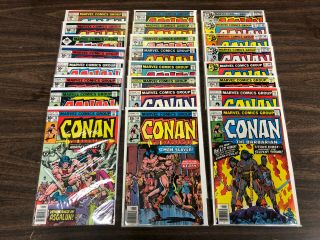 Conan The Barbarian 72 - 95 : Marvel 1976 : 24 Straight Issues : Thomas,  Buscema