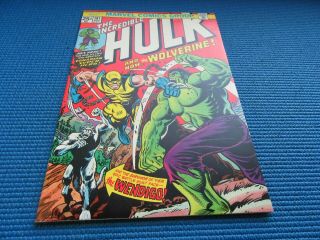 INCREDIBLE HULK 180 - (VF, ) AND 181 - (NM -) - 1ST & 2ND APP OF THE WOLVERINE 10