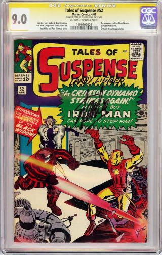 Tales Of Suspense 52 Cgc (1964) Cgc 9.  0 Ss Signed Stan Lee & Larry Lieber