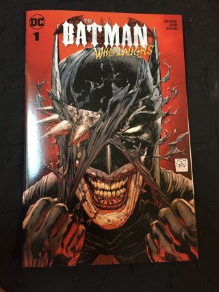 Batman Who Laughs 1 Variant Jock Cover Dc Comics 9.  8 Candidate