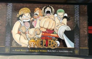 One Piece Manga Box Set Volumes 1 - 23 East Blue And Baroque