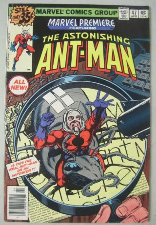 Marvel Premiere 47 Ant - Man Marvel Comics 1979 John Byrne Bob Layton