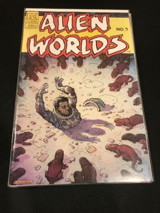 Alien Worlds 1 - 9,  3D 1 (Pacific Comics) Full Set Plus 3D Issue Dave Stevens 4