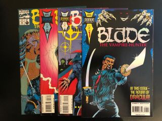 Blade The Vampire Hunter 1 - 4 Marvel Comics 1987 Movie 