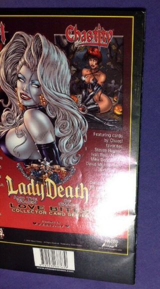 LADY DEATH: LOVE BITES 1 Mar 2001 8.  0 - 8.  5 VF/VF,  DF VARIANT SIGNED LEN KAMINSKI 5
