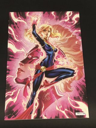 Captain Marvel 7 J Scott Campbell Glow In The Dark Sdcc 2019 Exclusive Variant
