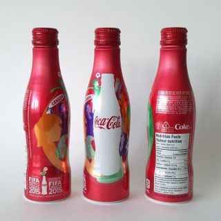 2015 FIFA Womens World Cup Coca - Cola Aluminum Bottle,  Canada (empty) - LAST ONE 2