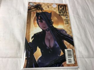 Catwoman Comic.  Issue 74,  2008.  Adam Hughes Cover