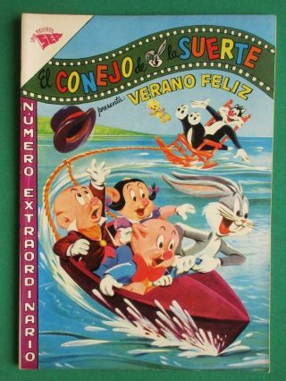1961 Bugs Bunny Summer Annual 80 Pages El Conejo De La Suerte Mexican Comic