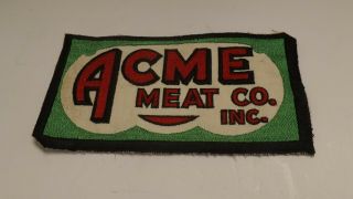 " Acme Meat " Co.  Inc.  - Patch - Vintage Patch