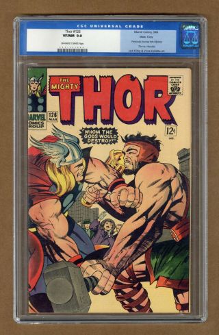 Thor (1st Series Journey Into Mystery) 126 1966 Cgc 9.  0 0051241003