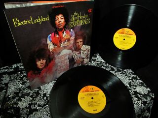 Clean● ● 1968 Orig 2xlp ● Jimi Hendrix Experience ● Electric Ladyland Hard Psych
