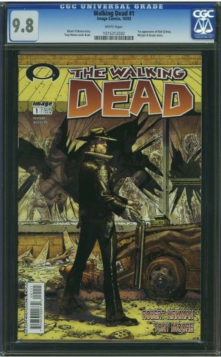 Walking Dead 1 Cgc 9.  8 1st Print First Appearance Of Rick Grimes