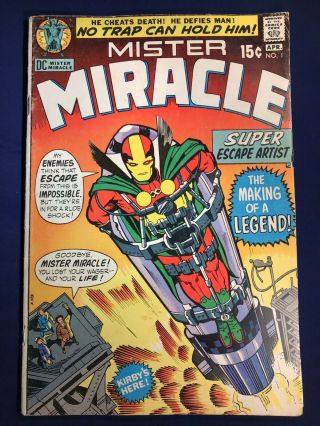 Mister Miracle 1 Jack Kirby Gods 1st Appearance Mr Miracle Huge Up