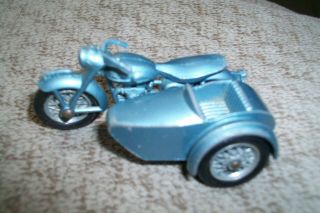 Vintage Diecast Lesney Made In England 4 Triumph T110 Motorcycle W/ Sidecar