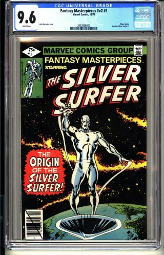 Fantasy Masterpieces V2 1 Cgc 9.  6 Wp Marvel 12/79 Reprints Silver Surfer 1