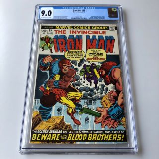 Iron Man 55 Cgc 9.  8 First Appearance Of Thanos