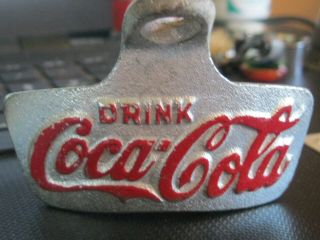 Vintage Coca - Cola Wall Mount Bottle Opener Starr Usa