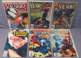 Venom: Tooth And Claw & Madness 1 2 3 (full Run 1 - 3) Marvel 1996 Vs Wolverine
