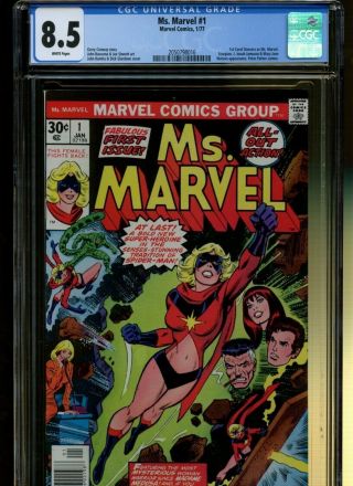 Ms.  Marvel 1 Cgc 8.  5 | Marvel 1977 | 1st Carol Danvers As Ms.  Marvel.