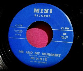 Minnie & The Kneebones - Me And My Miniskirt - 45 Rpm - Mini 500