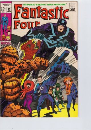 Fantastic Four 82 Inhumans Vf8.  0