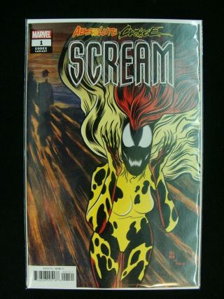 Marvel Absolute Carnage 1 Mike Allred Scream Codex Variant 1:25 Venom Symbiote