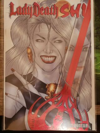 Lady Death : Shi 0,  Nm,  Limited,  Blood Red Foil Variant,