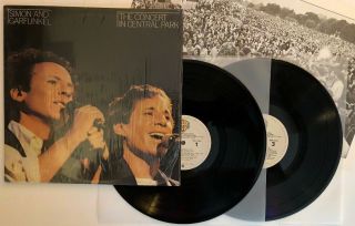 Simon & Garfunkel - Concert In Central Park - 1982 Album W/ Book (nm) In Shrink