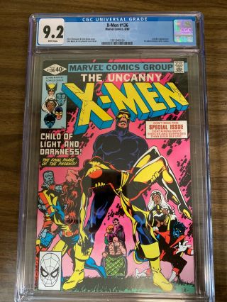 X - Men 136 Cgc 9.  2 W/ White Pages - President Jimmy Cater Cameo Dark Pheonix
