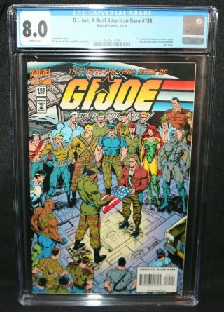 G.  I.  Joe,  A Real American Hero 155 - Last Issue - Cgc Grade 8.  0 - 1994