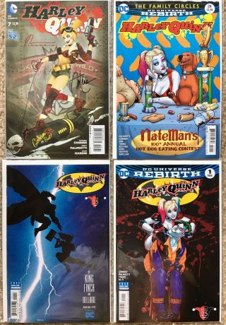 Harley Quinn 1 7 52 Variant (signed Chad Hardin Ant Lucia) Nm