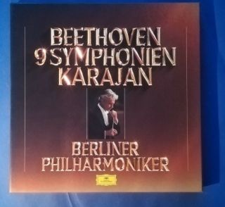 D843 Beethoven 9 Symphonies Karajan Bp 8 Lp Dg 2740172 Stereo