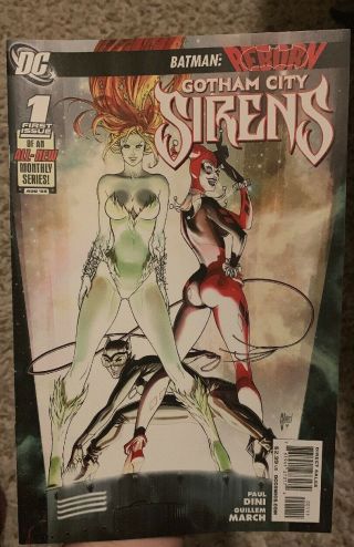 Gotham City Sirens 1 2 3 4 Dc Comics 1st Print