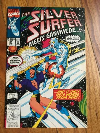 Silver Surfer 81 & 82 1st Appearance Tyrant Phase 4 Villain 1993 Nm Wow