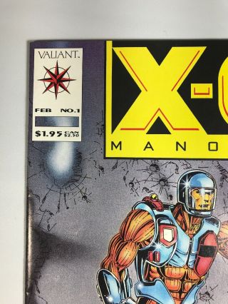 X - O Manowar 1 VF/NM Pre - Unity Valiant XO 1st Appearance 3