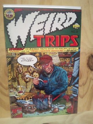 Weird Trips 2 Kitchen Sink Underground 1st Printing 1978 Ed Gein Hard To Find