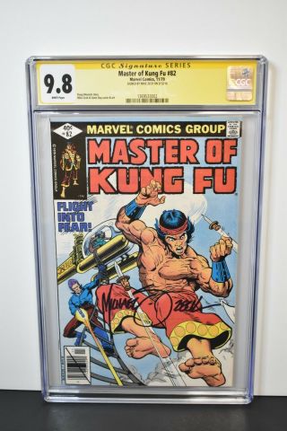 Master Of Kung Fu 82 (1979) Cgc Graded 9.  8 Signature Series Mike Zeck