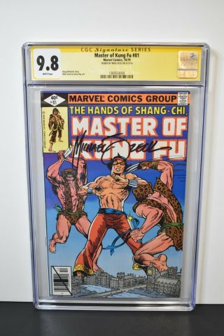 Master Of Kung Fu 81 (1979) Cgc Graded 9.  8 Signature Series Mike Zeck