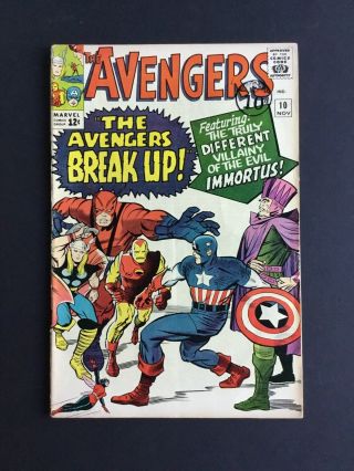 Avengers 10 1964 1st Immortus Kang The Conqueror.  99¢