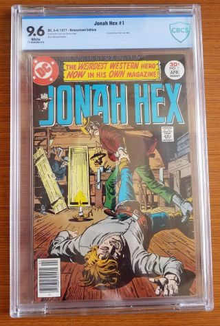 Dc Comic’s Jonah Hex 1 Cbcs 9.  6 White Pages Newsstand Edition