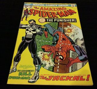 Spider - Man 129 Vol 1 Vf,  1st App Of The Punisher Look