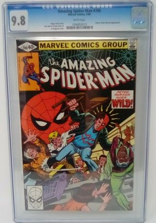 1980 Marvel The Spider - Man 206 Cgc 9.  8 White Pages Dr.  Jonas Harrow