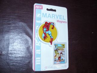 Vintage Spider - Man Marvel Magnets Marvel Avengers Rare Marvelmania MOC 1989 2