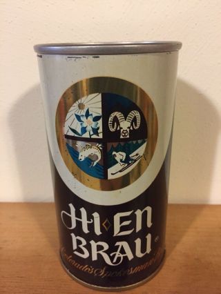 Hien Brau Beer,  Pull Tab Beer Can,  Tivoli Brewing Co.  Denver,  Co